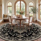 RELEANY Washable Area Rug, Round 10ft - Image 3
