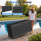 Outdoor Storage Box Waterproof, 82 Gallon Deck Box - Image 3