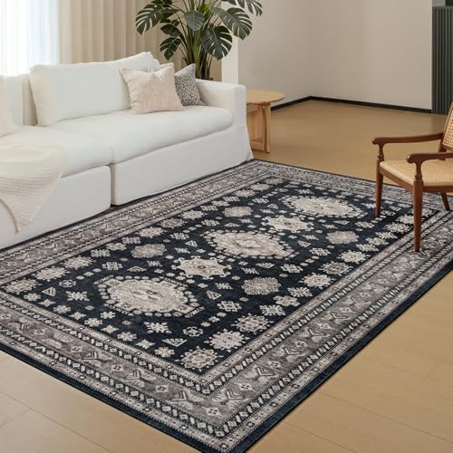 8x10 Living Room Rug Washable Boho Large Carpet - Image 6