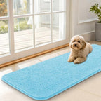 OLANLY Dog Door Mat for Muddy Paws 47x17, Super Absorbent Chenille Mud Mat by OLANLY