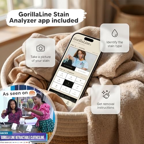 GorillaLine - Retractable Clothesline Indoor Outdoor Clothes Line - Heavy Duty - Image 6