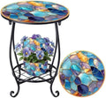 Cinnvoice Outdoor Side Table Small End Patio Porch Table by QinYee
