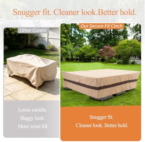 WJ-X3 Large Waterproof Patio Table Cover - Image 5