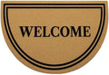 OLANLY Half Circle Door Mat 35x23, Low Profile Doormat by OLANLY