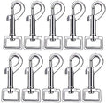 Swivel Snap Hooks, Lucky Goddness 10pcs Metal Heavy Duty Square Eye Clasp by LuckyGoddness