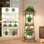 LASZOLA 3 Tiers Metal Corner Plant Stand Tall - Image 4
