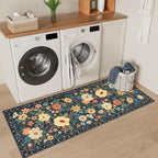 DUKINO 2x5 Runner Rug, Floral Washable Rug - Image 6
