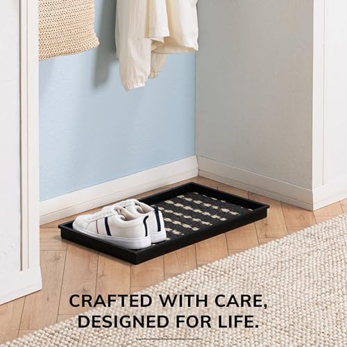 Anji Mountain Heavy Duty Waterproof Rubber Shoe Storage Mat Organizer/Boot - Image 5