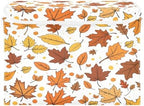 Bolaz Storage Bins with Lids and Handles, Maple Leaf Pattern Storage Box Basket - Image 2