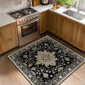 RELEANY Washable Area Rug, Square 4'x4' by RELEANY