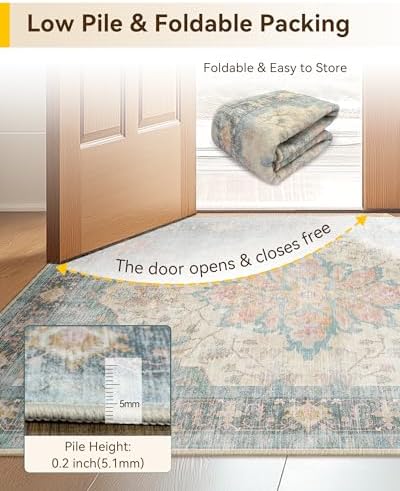 RELEANY Washable Area Rug - Image 5
