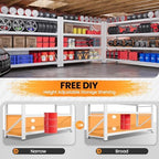 48” Wide Heavy Duty Metal Garage Shelving - Image 4