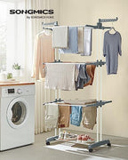 SONGMICS 4-Tier Clothes Drying Rack, 66.6-Inch Tall - Image 2