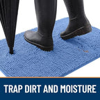 OLANLY Dog Door Mat for Muddy Paws 47x24, Super Absorbent Chenille Mud Mat - Image 2