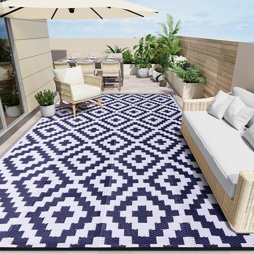 OLANLY Outdoor Rug 9x18 ft Waterproof Reversible Mat by OLANLY