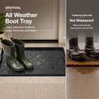 Boot Tray for Entryway, Rubber Shoe Mat, Waterproof Shoe Tray - Image 4