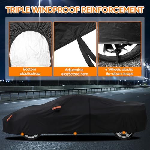 Car Cover Custom Fit for Chevrolet Corvette C4 C5 C6 C7 C8 1980–2026 - Image 3