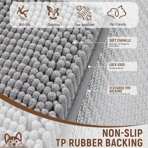 Absorbent Dog Door Mat for Muddy Paws - Image 3
