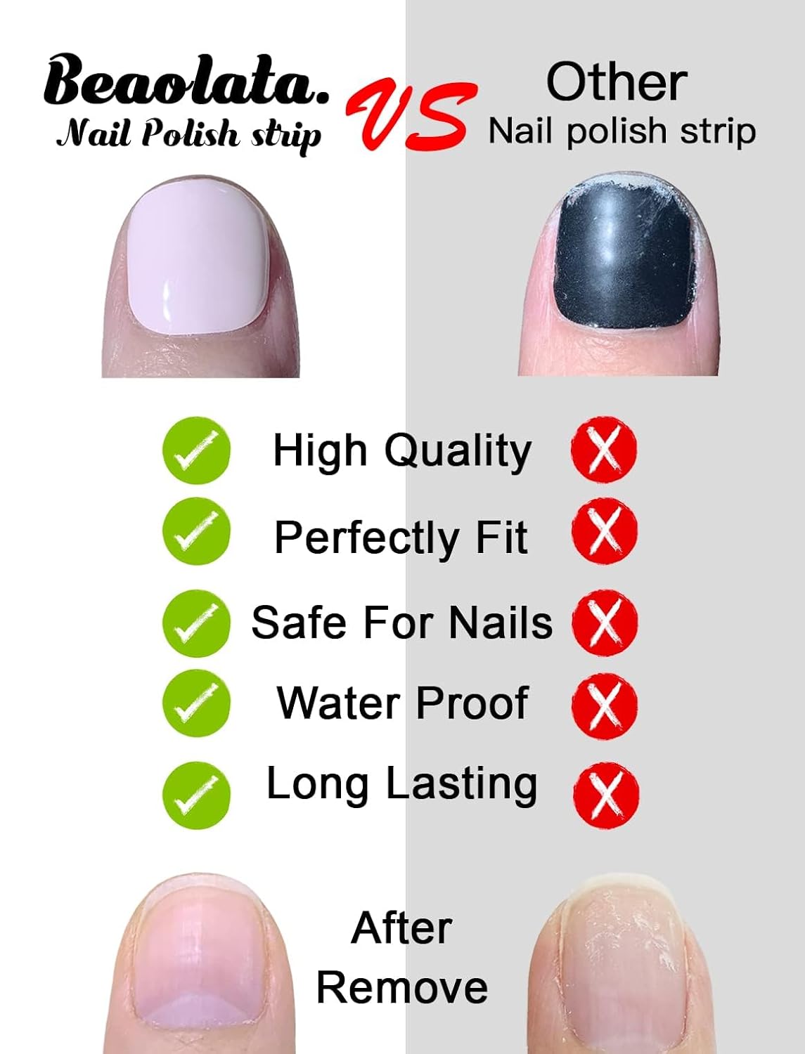 Nail Polish Strips, 32PCS Salon Quality Wraps, Long Lasting Gel Nail Stickers for Women Easy Apply& Remove (Berry Rhapsody Dark Red)