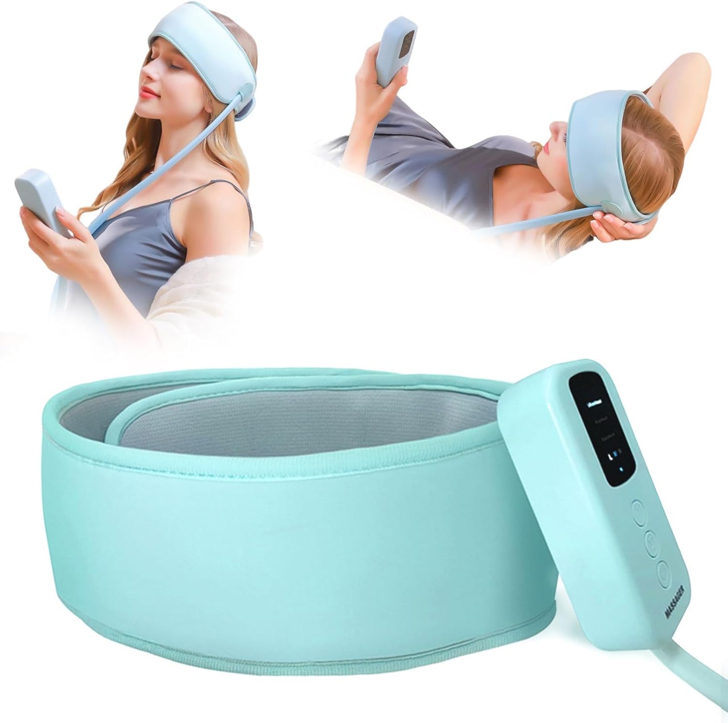Head Massager Scalp,Rechargeable Massager for Head,Portable Electric Percussion for Deep Relaxation & Stress Relief,Great Gift for Mom and Grandma