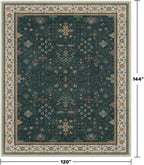 Hazo Haus Dark Green Oushak Living Room Rug 10x12 - Image 2
