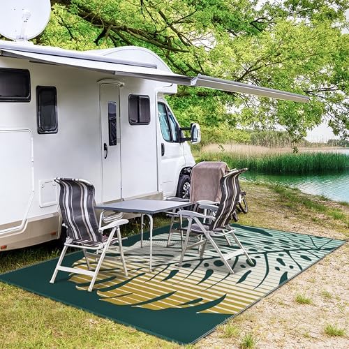 GENIMO Outdoor Rug, Waterproof Plastic Rugs - Image 5
