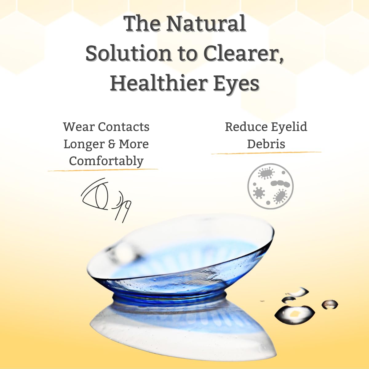 TearRestore NeutraWipe Eco Manuka Honey Eyelid Wipes | Ultra-Soft Biodegradable Eyelash Cleanser For Blepharitis & Dry, Itchy, Swollen, Irritated Eyes (30 Count)