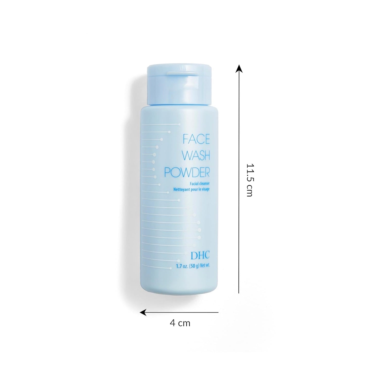 DHC Face Wash Powder, Luxurious Foaming Lather, Lightweight Powder Formula, Gently Exfoliates, Hydrating, Fragrance and Colorant Free, Ideal for All Skin Types, 1.7 oz. Net wt.