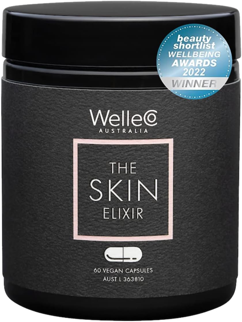 WelleCo The Goddess Elixir and Skin Elixir Bundle | Menopause Supplement, Hormone Balance, Helps Night Sweats and Hot Flashes | Supports Collagen Formation for Healing, Firmness & Elasticity