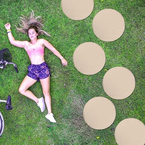 4Pcs Large Stepping Stones Outdoor Garden Walkway, Durable Pavers - Image 5