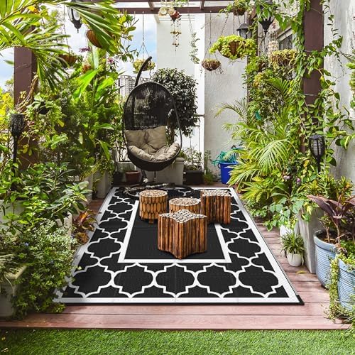 GENIMO Outdoor Rug, Waterproof Plastic Rugs - Image 5