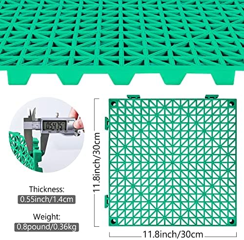 ToLanbbt Modular Interlocking Cushion 12P 11.8" x 11.8" Interlocking Rubber - Image 2