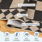 GarveeHome Easy Jute Rug 9x12 Washable Rugs - Image 5
