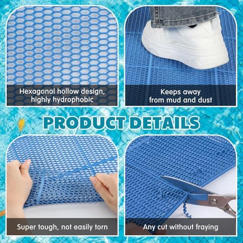 Tondiamo Pool Mats Non Slip Drainage Floor Pool Deck Mats, 1x 30 Ft - Image 3