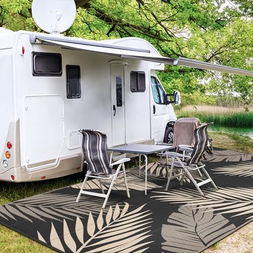 GENIMO Outdoor Rug, Waterproof Plastic Rugs 9'x18' - Image 5