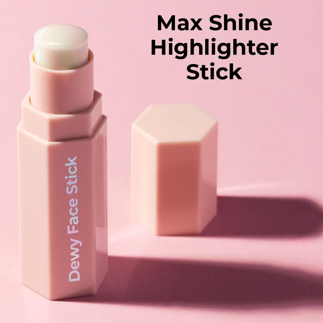 MCoBeauty Dewy Face Stick, Pearlescent, Natural Looking Glassy-Glow, Lightweight, Vegan, Cruelty Free Cosmetics