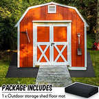 Shed Floor Mat 9.8 x 12 ft, PE Backing - Image 3
