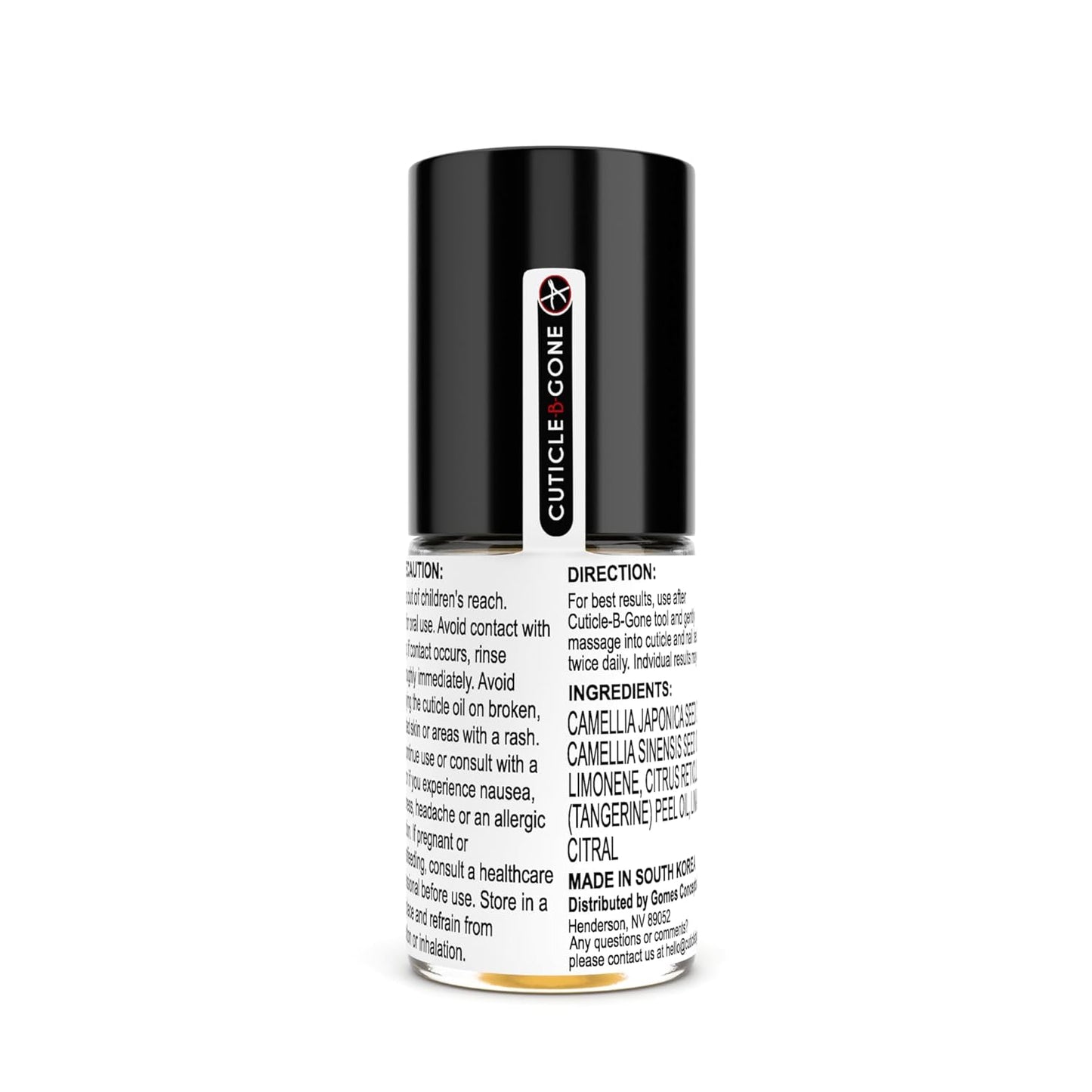 Cuticle Oil for Nails, Hydrating Cuticle Oil, Softens Dry Cuticles, Moisturizes Nail Beds, Conditions Skin, Smooths Rough Edges, Supports Nail Care, Mandarine, 0.27 Fl Oz