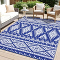 OLANLY Outdoor Rug 9x12 ft Waterproof Reversible Boho Mat by OLANLY