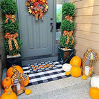 Buffalo Plaid Outdoor Rug, Layering Rug - Image 4