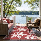GENIMO Outdoor Rug, Waterproof Plastic Rugs - Image 5