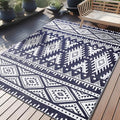OLANLY Outdoor Rug 5x8 ft Waterproof Reversible Boho Mat by OLANLY