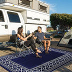 GENIMO Outdoor Rug, Waterproof Plastic Rugs - Image 3