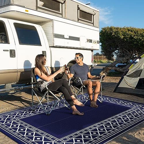 GENIMO Outdoor Rug, Waterproof Plastic Rugs - Image 3