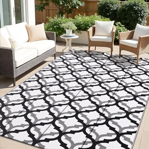 OLANLY Outdoor Rug 5x8 ft Waterproof Reversible Braided Mat by OLANLY