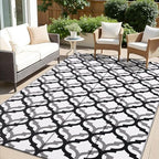OLANLY Outdoor Rug 5x8 ft Waterproof Reversible Braided Mat by OLANLY