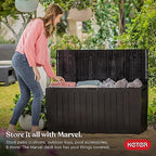 Keter Marvel 71 Gal Outdoor Storage Box - Image 4