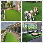 Deluxe Realistic Artificial Grass Turf 8FTX58FT, 1.37" Thick 70 oz Face Weight - Image 6