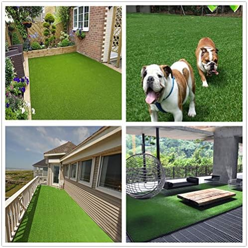 Deluxe Realistic Artificial Grass Turf 6FTX52FT, 1.37" Thick 70 oz Face Weight - Image 6