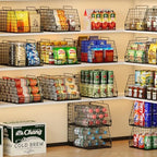Jakyitvi 4 Pack XXL Stackable Wire Storage Basket, Extra Large Capacity Pantry - Image 2
